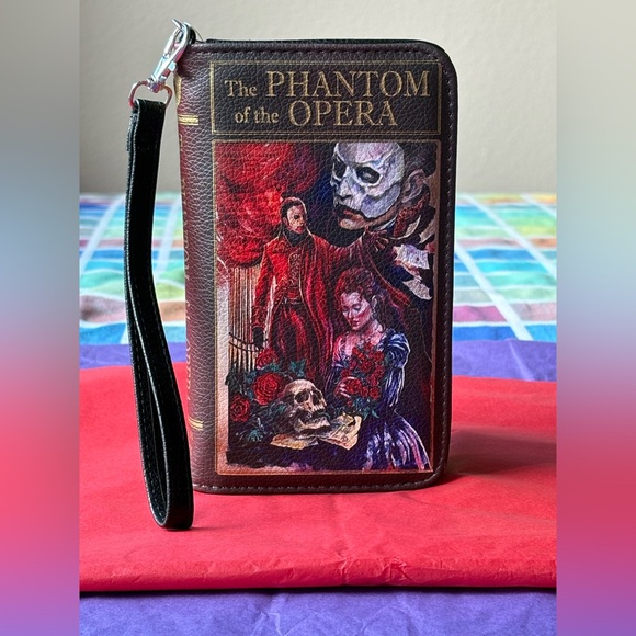 🎼🎶🎼 PHANTOM OF THE OPERA BOOK WALLET 🎼🎶🎼 NWT 🎼🎶🎼 - Picture 13 of 16
